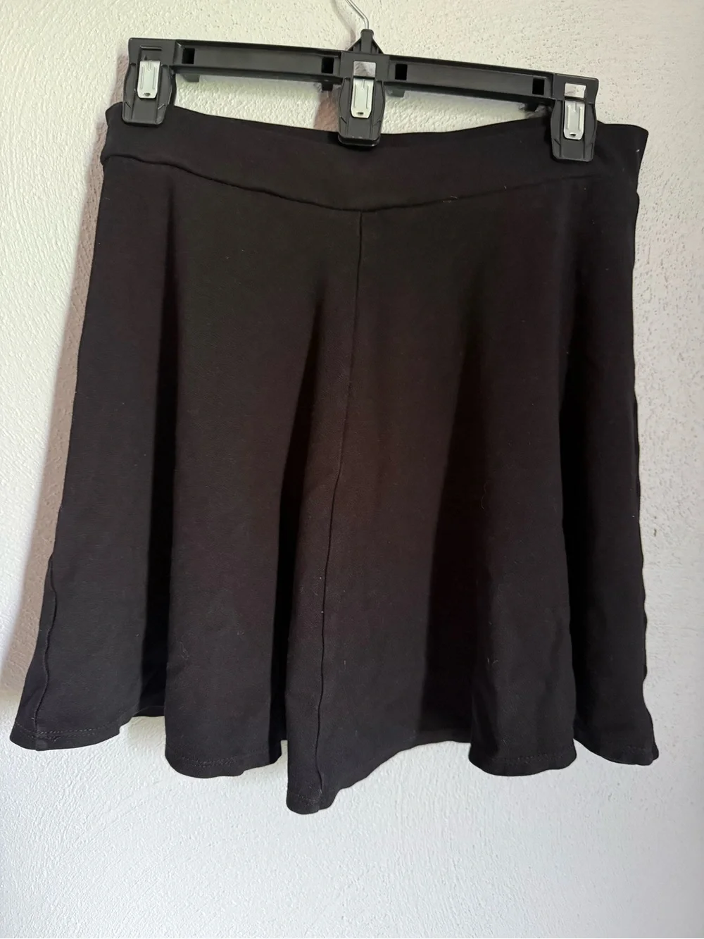 Charlotte Russe Black Circle Skirt - Flared Mini